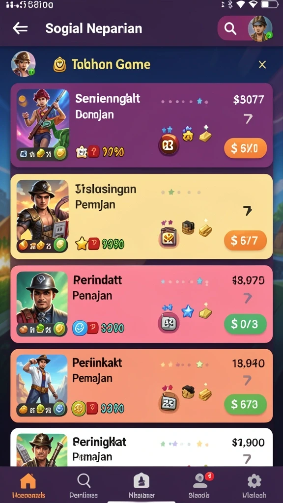666ff - Level yang menantang dengan desain lingkungan yang indah.