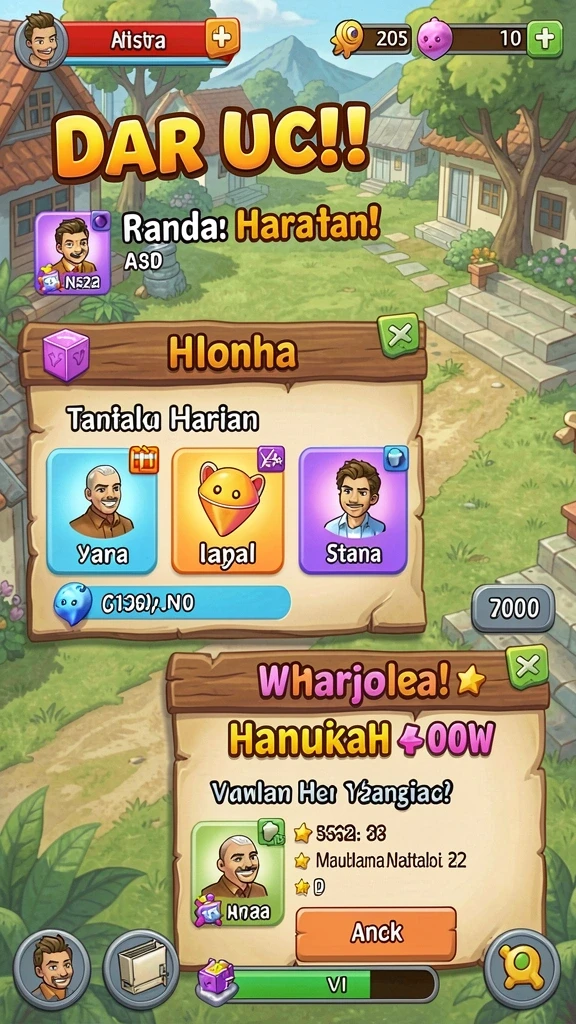 pp88 - Karakter-karakter menarik dan unik untuk dipilih.