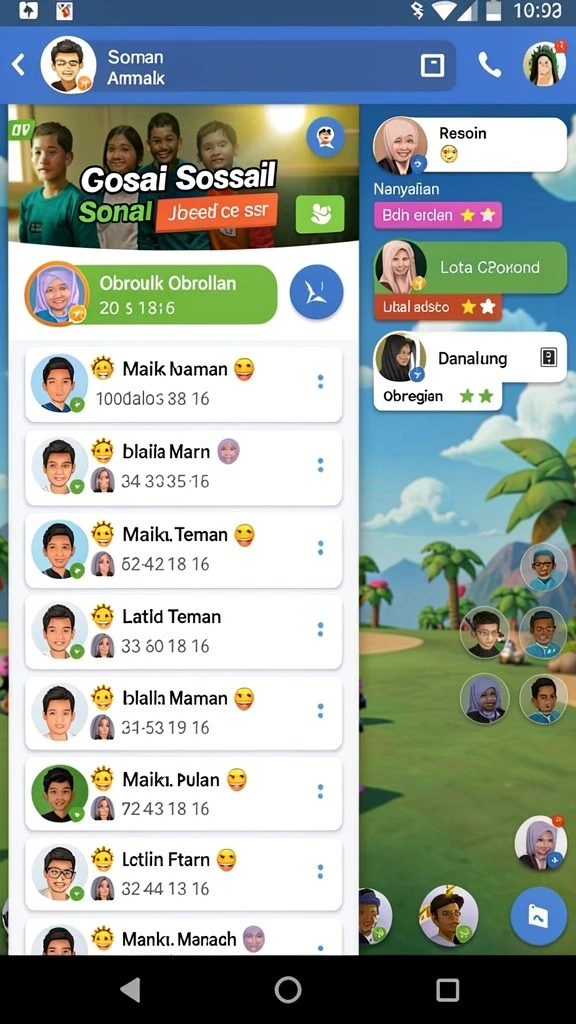 rejeki - Screenshot fitur komunitas yang aktif dan interaktif.