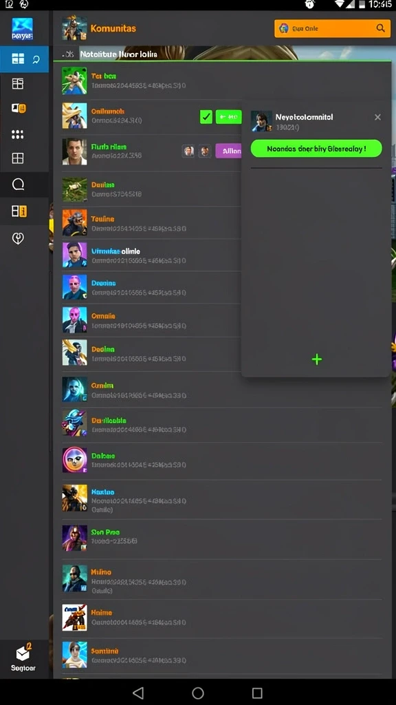 rk88 - Tangkapan layar memperlihatkan fitur multiplayer di RK88.