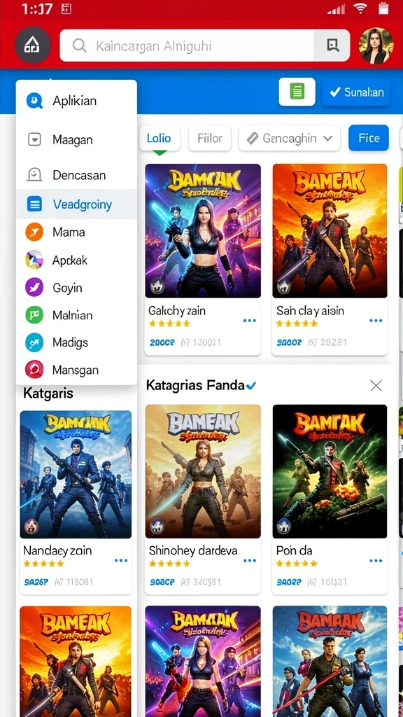 rp777 - Screenshot menunjukkan antarmuka pengguna yang intuitif.